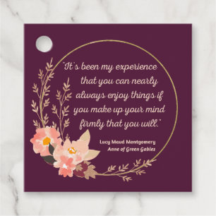 Anne Of Green Gables Quote I - Cute Style Favor Tags