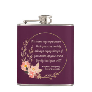 Anne Of Green Gables Quote I - Cute Style Flask