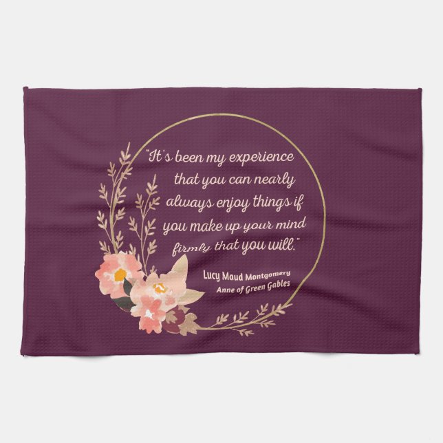 Anne Of Green Gables Quote I - Cute Style Kitchen Towel (Horizontal)