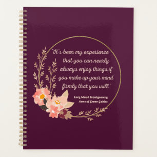 Anne Of Green Gables Quote I - Cute Style Planner