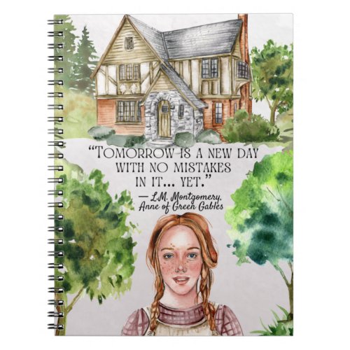 Anne of Green Gables Quote Notebook