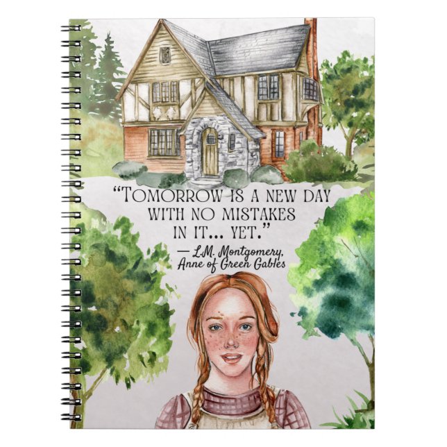 Anne of Green Gables Quote Notebook (Front)