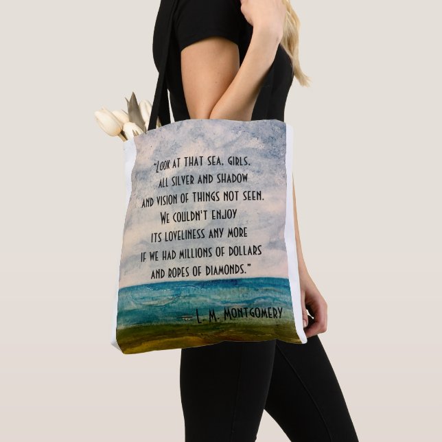 Anne of Green Gables Quote Tote Bag (Close Up)