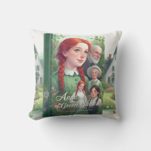 Anne of Green Gables Reimagined Cover Throw Pillow