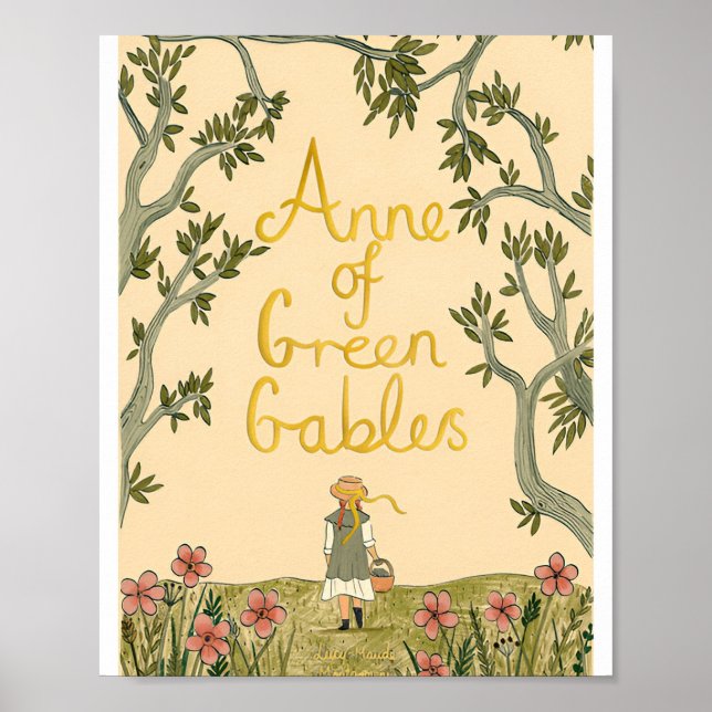 Anne of Green Gables Retro Poster (Front)