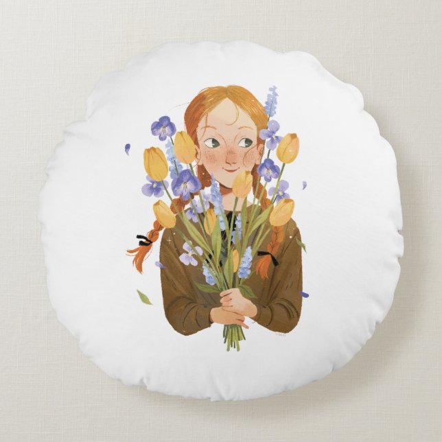 Anne of Green Gables Round Pillow (Front)