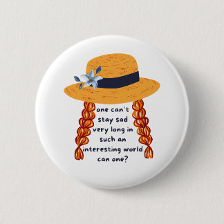Anne Of Green Gables Shirley Book Quote Button