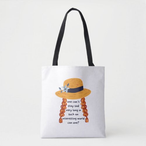 Anne Of Green Gables Shirley Book Quote Tote Bag