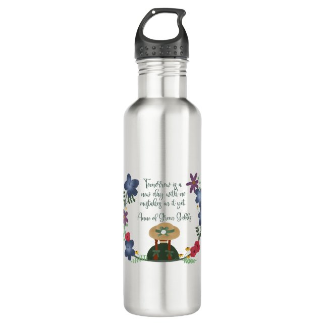 Anne of Green Gables Stainless Steel Water Bottle (Front)