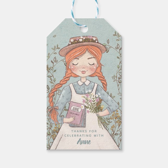 Anne of Green Gables Thank You Gift Tags (Front)