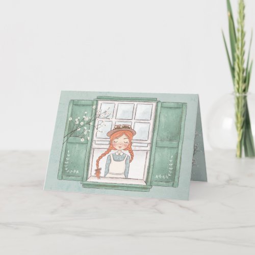 Anne of Green Gables Thinking of You Greeting Card