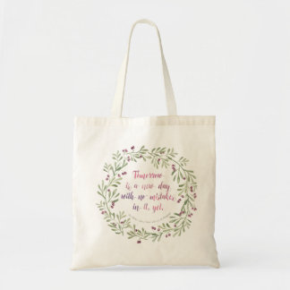 Anne of Green Gables Tote - Tomorrow... Quote Bag