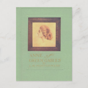 Anne of Green Gables (vintage book cover, 1908) Postcard