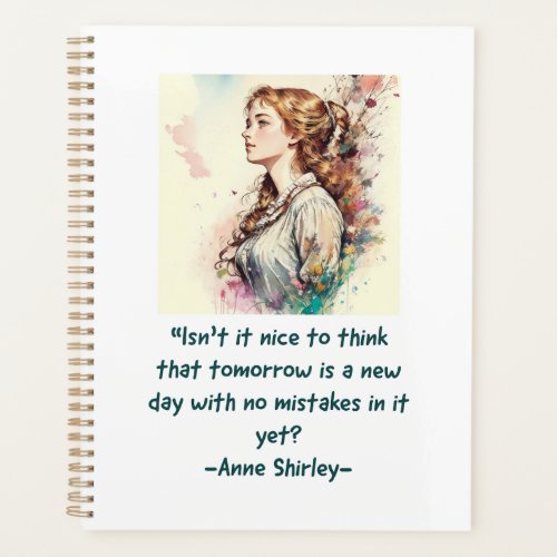Anne of Green Gables watercolor print Planner