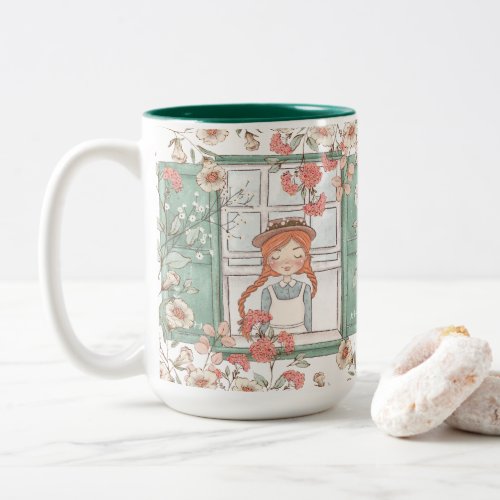 Anne of Green Gables  Where there are Octobers Two_Tone Coffee Mug
