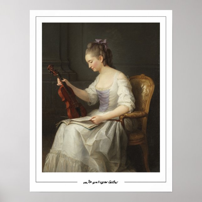 Anne Vallayer-Coster Zedign Art Poster #3 (Front)