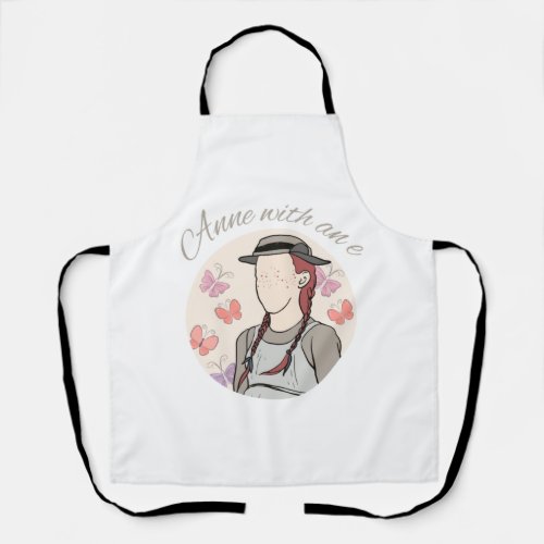 Anne with an e Illustration  Classic  Apron