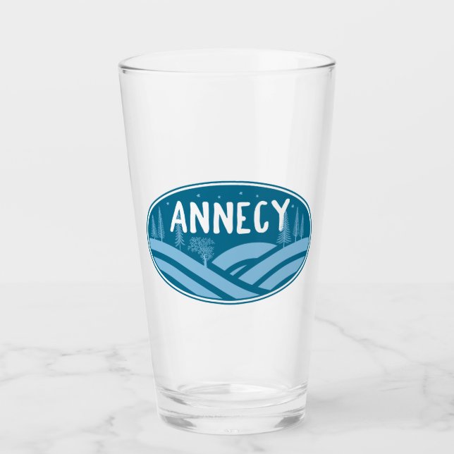 Annecy France Outdoors Glass (Front)