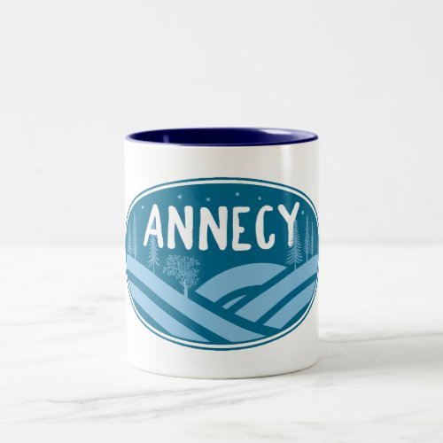 Annecy France Outdoors Two_Tone Coffee Mug