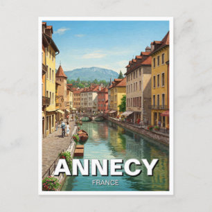 Annecy France Postcard