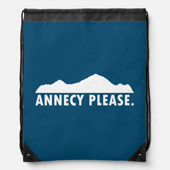 Annecy Please Drawstring Bag (Front)