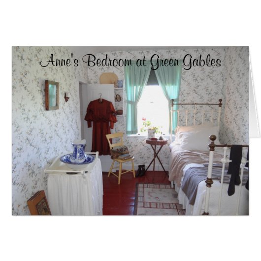 Anne's Bedroom at Green Gables Cards (Front Horizontal)