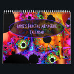 Anne's Fractal Menagerie Calendar<br><div class="desc">This calendar was originally created for 2015 and features 12 images of my fractal art. You may customize the starting and ending dates to your preference.</div>