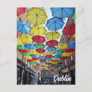 Anne's Lane Dublin Ireland Travel Postcard