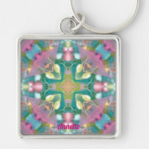 ANNETTE ~ Religious Cross ~ Personalised Keychain
