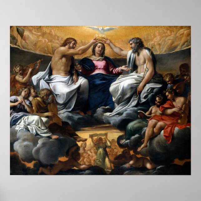 Annibale Carracci The Coronation of the Virgin Poster (Front)