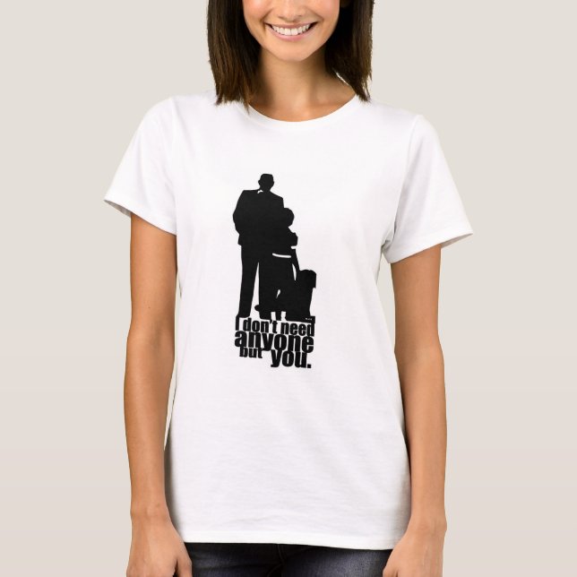 Annie and Daddy Warbucks T-Shirt (Front)