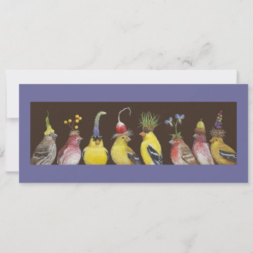 Annie and Pete Host the Finch Festival card/invite Invitation