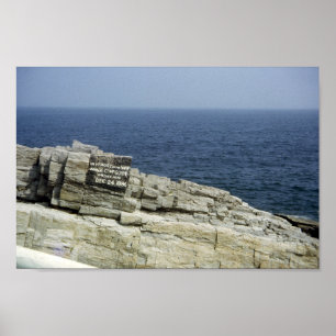 Annie C Maguire Shipwreck Portland Head Light Poster