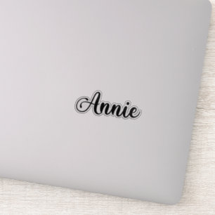 Annie Name - Handwritten Calligraphy Sticker