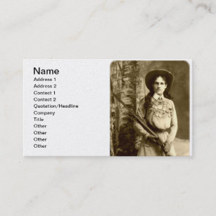Annie Oakley Classic Business Card