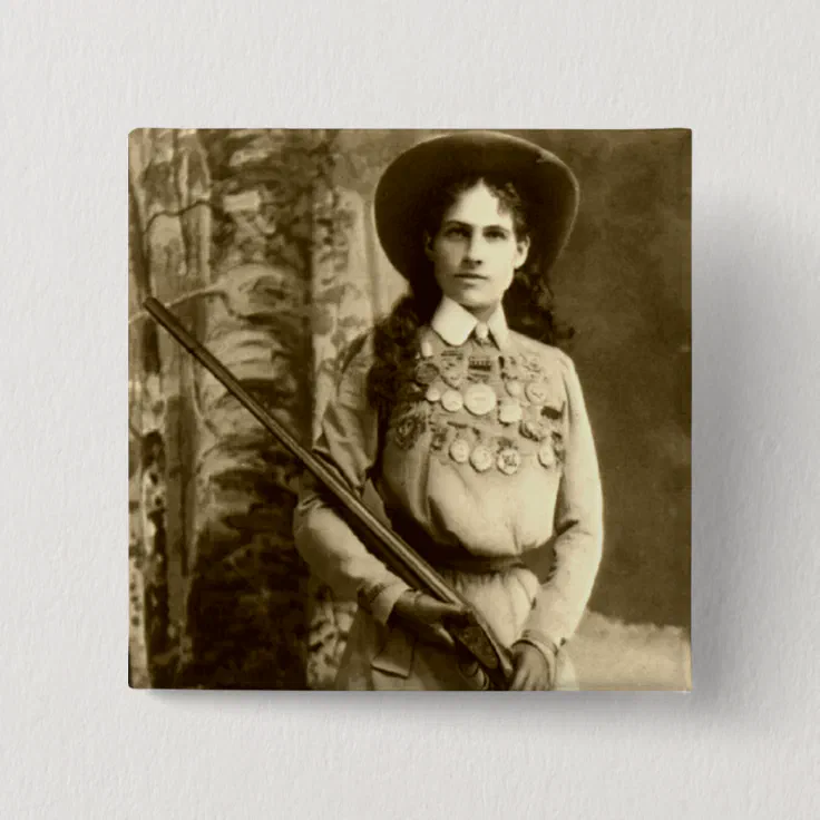 Annie Oakley Classic Button | Zazzle