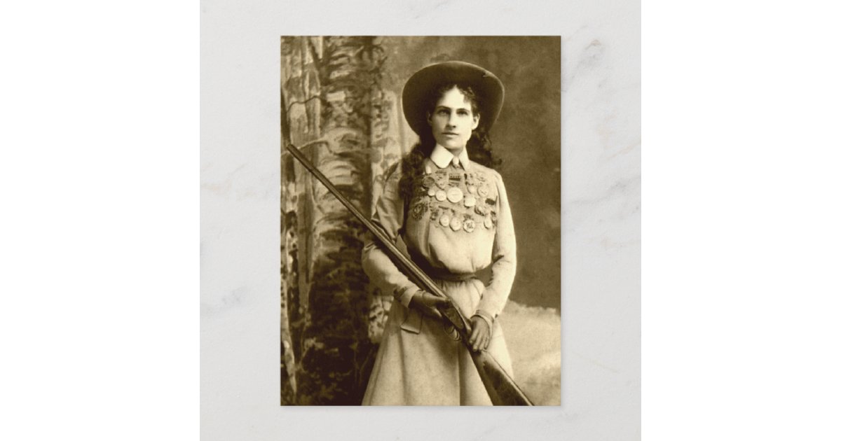 Annie Oakley Classic Postcard | Zazzle