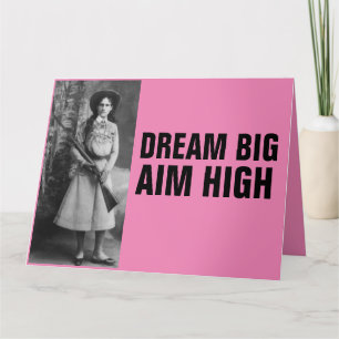 Annie Oakley Funny Cowgirl BIRTHDAY JUMBO Cards
