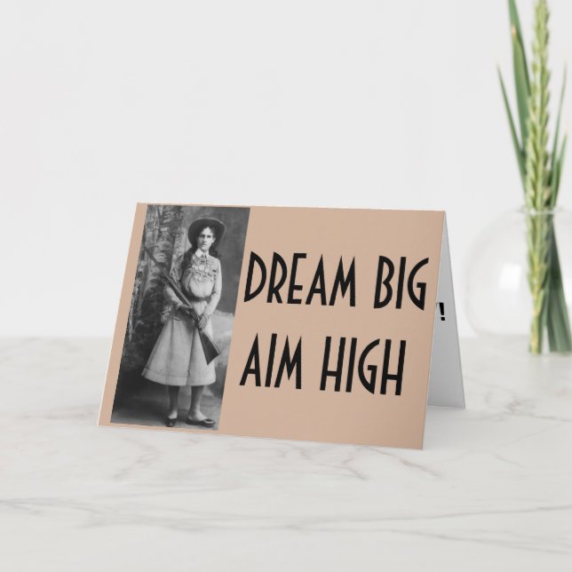 Annie Oakley Funny Cowgirl Cards (Front)