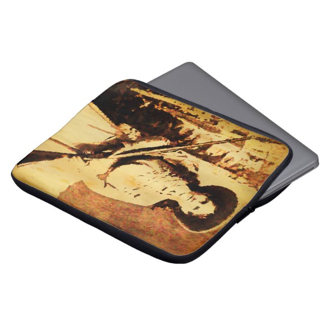 Annie Oakley Laptop Computer Sleeve (Front Top)