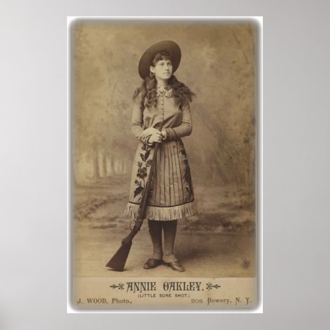 annie oakley lil sure shot cabinet photo poster (Front)
