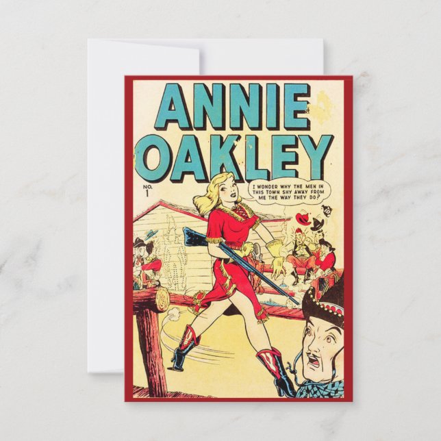 "Annie Oakley" Note Card (Front)