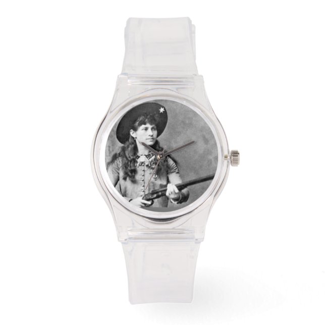 ANNIE OAKLEY PINK WRIST WATCH (Front)
