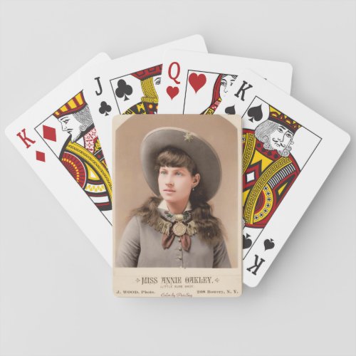 Annie Oakley Playing Cards