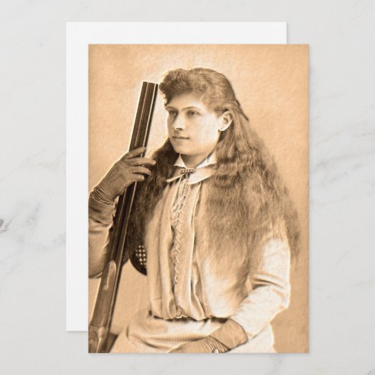 Annie Oakley Portrait (Front/Back)