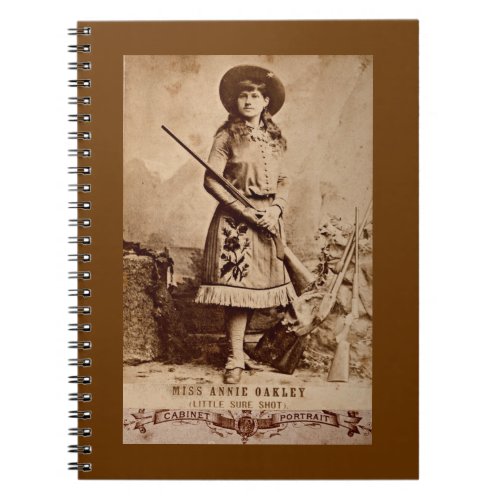 Annie Oakley Sepia Notebook