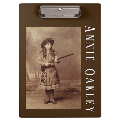 Annie Oakley Sharpshooter  Clipboard
