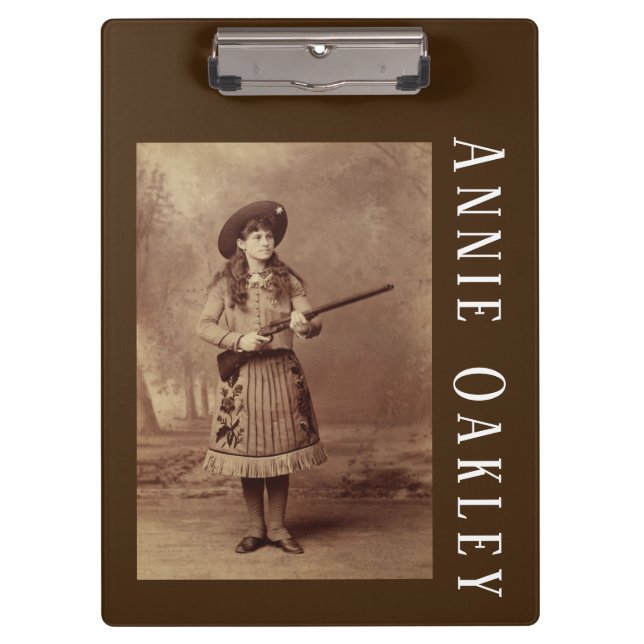 Annie Oakley Sharpshooter  Clipboard (Front)