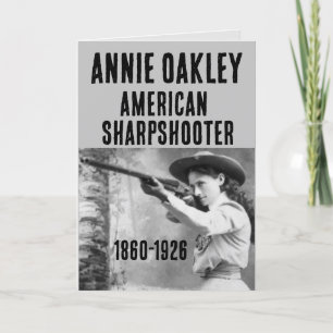 ANNIE OAKLEY SHARPSHOOTER GUN BIRTHDAY CARDS
