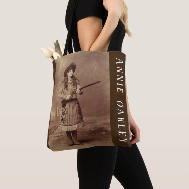 Annie Oakley Sharpshooter  Tote Bag (Close Up)
